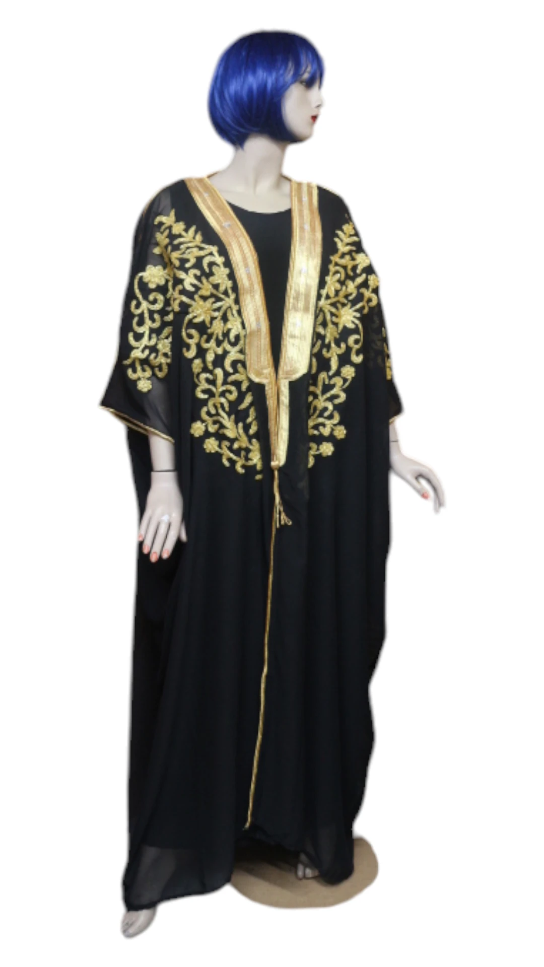 Sahar Abaya chiffon embroidery