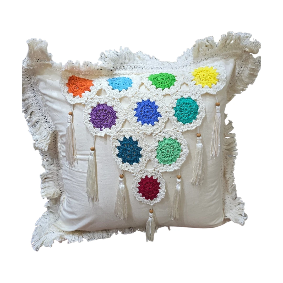 Cushion crochet square 